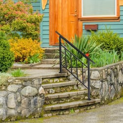 adjustable outdoor iron handrails for steps durable and weather-resistant stair railing