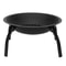 Folding Wooden Burning Iron Fire Pit Portable Heater For Backyard Patio Durable Metal FirePit For 2