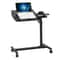 Adjustable Rolling Laptop Desk Cart Over Bed Hospital Table With Angle Height Adjustment 7