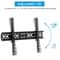 Flat TV Wall Mount Bracket With Tilt Swivel For TVs LowProfile HeavyDuty Mount 9