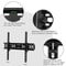 Flat TV Wall Mount Bracket With Tilt Swivel For TVs LowProfile HeavyDuty Mount 6