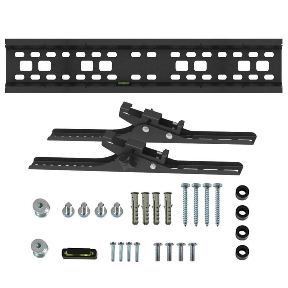 Flat TV Wall Mount Bracket With Tilt Swivel For TVs LowProfile HeavyDuty Mount 8