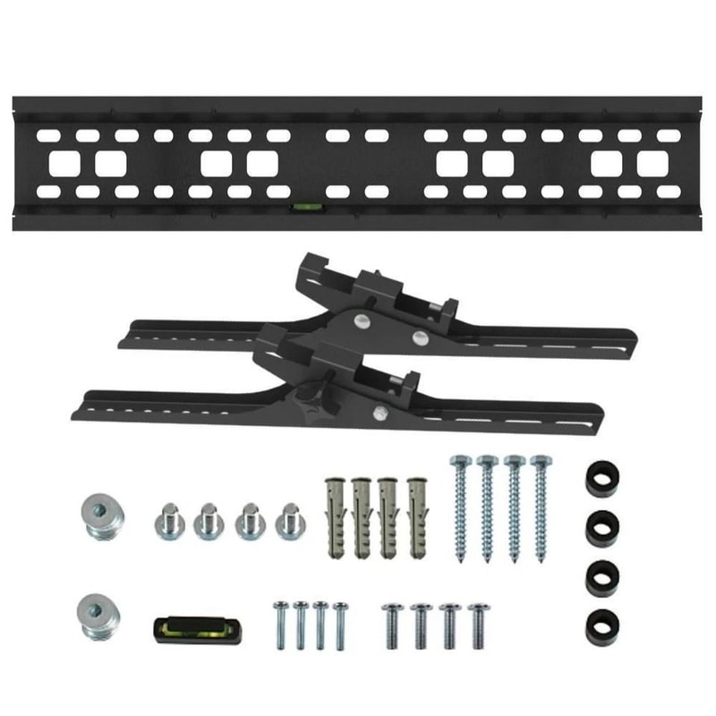 Flat TV Wall Mount Bracket With Tilt Swivel For TVs LowProfile HeavyDuty Mount 8
