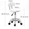 Adjustable Hydraulic Swivel Salon Stool With Backrest For Barber Tattoo Spa Use 1