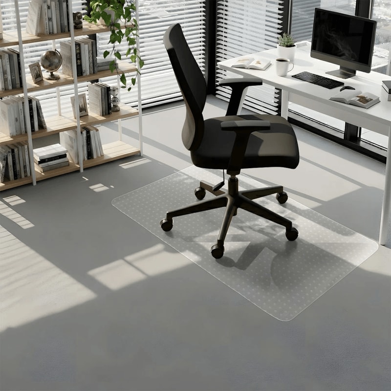 Frosted Chair Mat For Carpets AntiSlip Scratch Protection For Office Or Home 0