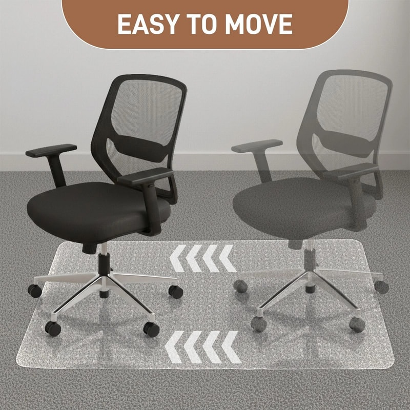 Frosted Chair Mat For Carpets AntiSlip Scratch Protection For Office Or Home 11