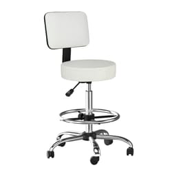 adjustable hydraulic garage stool with swivel, rolling salon & tattoo chair