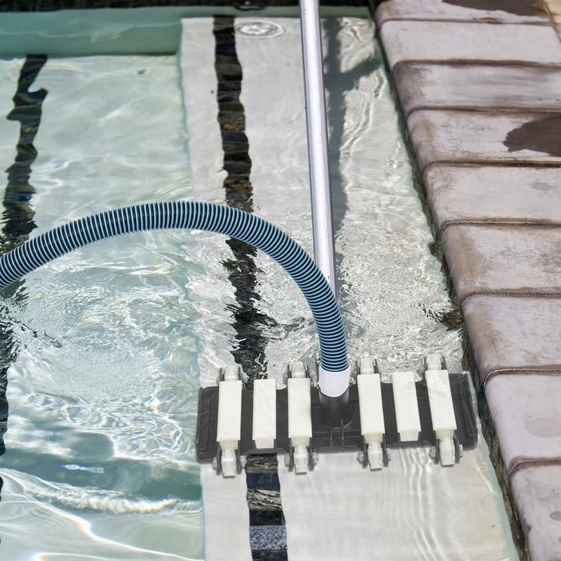 Professional Inground Pool Vacuum Head Flexible Outdoor Cleaner Powerful Suction 12