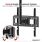 Heavy Duty Ceiling TV Mount Bracket Swivel Tilt LED LCD TVs 5