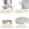 Aluminum Turkey Deep Fryer Pot With Lid Strainer Basket And Steamer Plate For Seafood Boils Frying 5