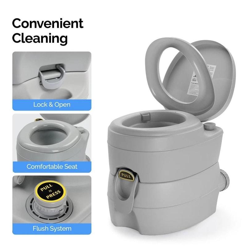 Portable Toilet For Camping Outdoor Activities Detachable Removable Potty For InOutdoor Use 3