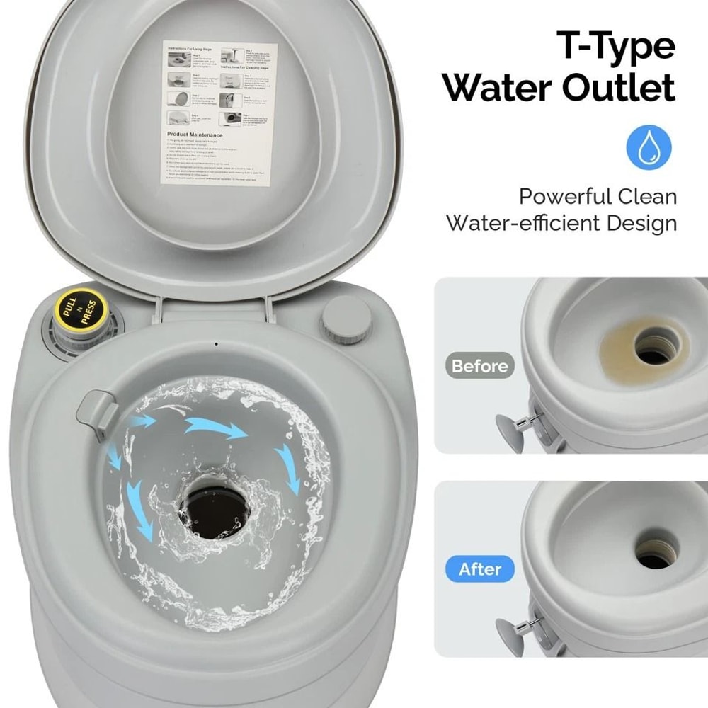 Portable Toilet For Camping Outdoor Activities Detachable Removable Potty For InOutdoor Use 5