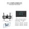 Full Motion TV Wall Mount Bracket For TVs Adjustable Tilt Swivel VESA Compatible 6
