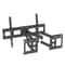 Full Motion TV Wall Mount Bracket For TVs Adjustable Swivel And Tilt Heavy Duty Steel Construction 2