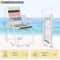 Portable Folding Beach Chair With Colorful Stripes Lightweight Comfortable For Outdoor Activities 6