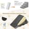Premium Grey Memory Foam 4Step Pet Stairs For Dogs Cats NonSlip Ladder For Beds Couches 2