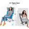 Portable Folding Beach Chair With Backrest Ideal For Lawn Patio Outdoor Activities 7