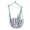 Hammock Swing Chair Hanging Rope Chair Cozy Cotton Porch Seat For Indoor Outdoor Relaxation 2