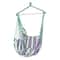 Hammock Swing Chair Hanging Rope Chair Cozy Cotton Porch Seat For Indoor Outdoor Relaxation 3