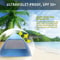Pop Up Beach Tent Portable Sun Shelter With UV Protection Easy Setup Canopy Tent 5