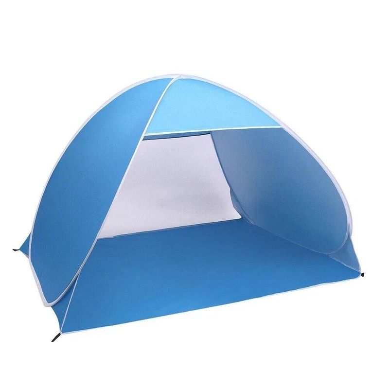 Pop Up Beach Tent Portable Sun Shelter With UV Protection Easy Setup Canopy Tent 0