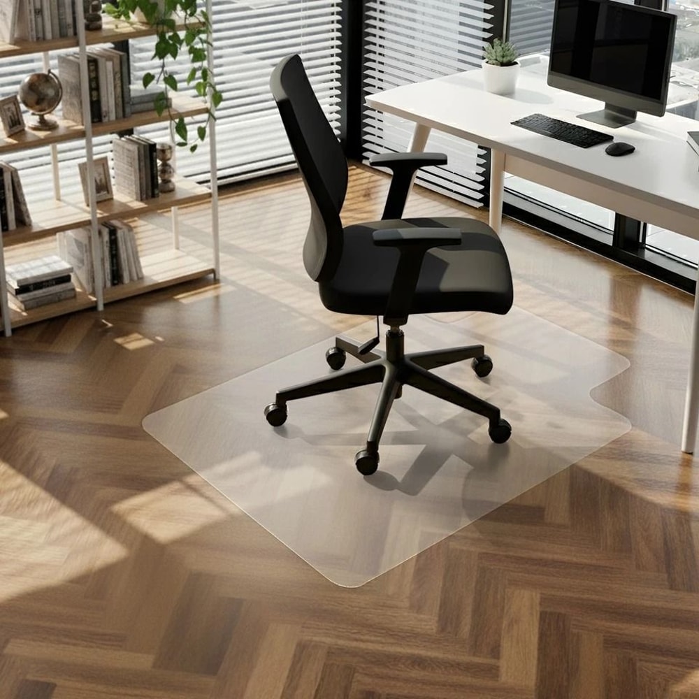Foldable Chair Mat For Hardwood Floors NonSlip PVC Floor Protector 3