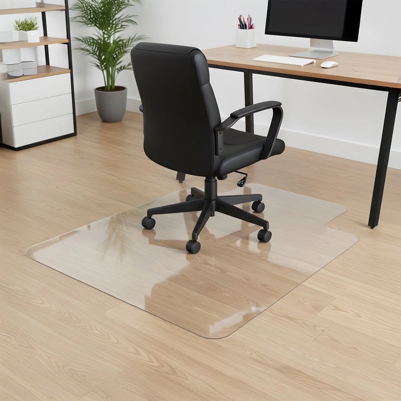 Foldable Chair Mat For Hardwood Floors NonSlip PVC Floor Protector 10