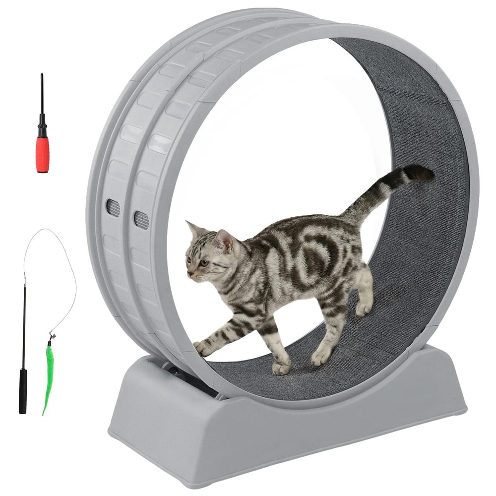 Silent Cat Exercise Wheel Treadmill For Weight Loss Health Indoor Treadmill For Cats 12