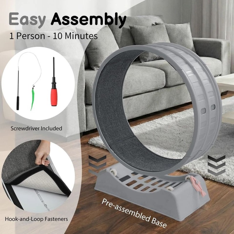 Silent Cat Exercise Wheel Treadmill For Weight Loss Health Indoor Treadmill For Cats 6