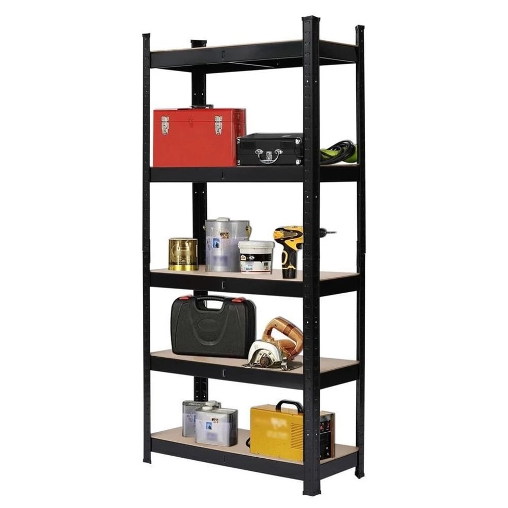 Heavy Duty Tier Storage Shelf Sturdy Steel Shelving Unit For Home Garage And Office Organization 1