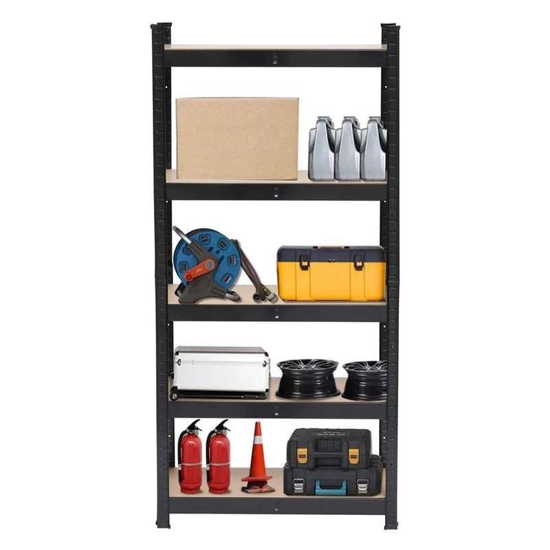 Heavy Duty Tier Storage Shelf Sturdy Steel Shelving Unit For Home Garage And Office Organization 2