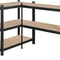 Heavy Duty Tier Storage Shelf Sturdy Steel Shelving Unit For Home Garage And Office Organization 5