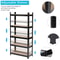 Heavy Duty Tier Storage Shelf Sturdy Steel Shelving Unit For Home Garage And Office Organization 6