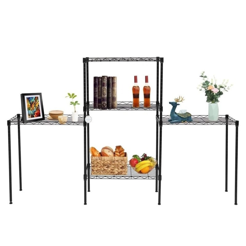 Metal Storage Rack HeavyDuty Wire Shelving Unit Adjustable Shelves For Kitchen Garage Office 3
