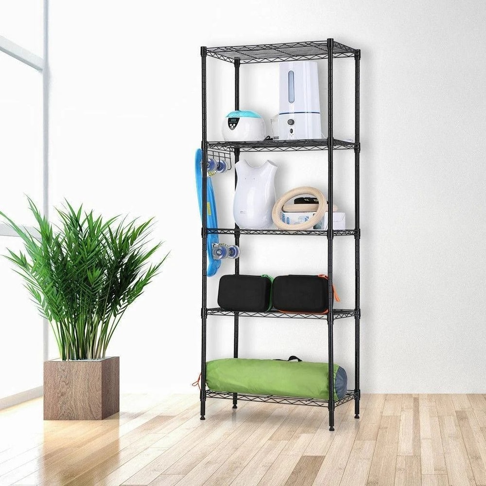 Metal Storage Rack HeavyDuty Wire Shelving Unit Adjustable Shelves For Kitchen Garage Office 7