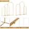 Gold Wedding Arch Backdrop Stand Piece Metal Arch For Party Events 12