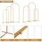 Gold Wedding Arch Backdrop Stand Piece Metal Arch For Party Events 12