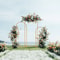 Gold Wedding Arch Backdrop Stand Piece Metal Arch For Party Events 0