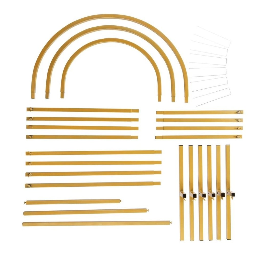 Gold Wedding Arch Backdrop Stand Piece Metal Arch For Party Events 13