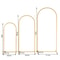 Gold Wedding Arch Backdrop Stand Piece Metal Arch For Party Events 14