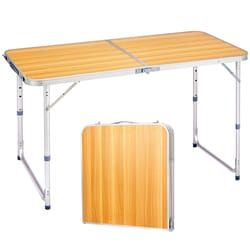 garden portable folding dining table perfect for in/outdoor parties