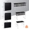 Portable Folding Table Plastic Table For Indoor Outdoor Parties Black 3