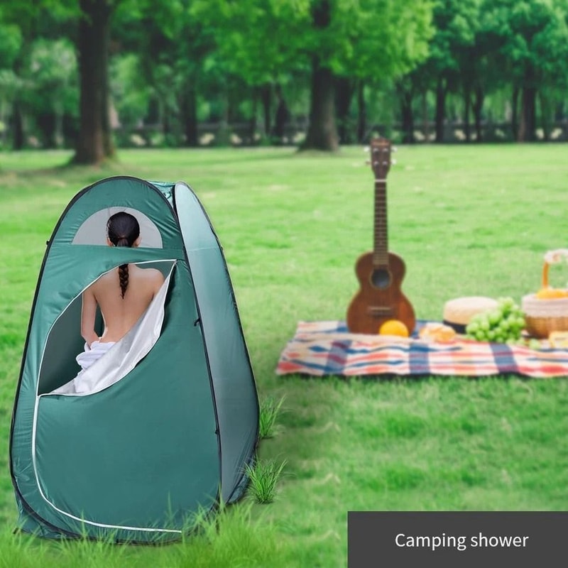 Portable Outdoor Popup Privacy Shelter Tent For Bathroom Toilet Shower Dressing Room 3