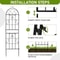 Rustproof Garden Trellis For Climbing Plants Durable Outdoor Plant Support 1