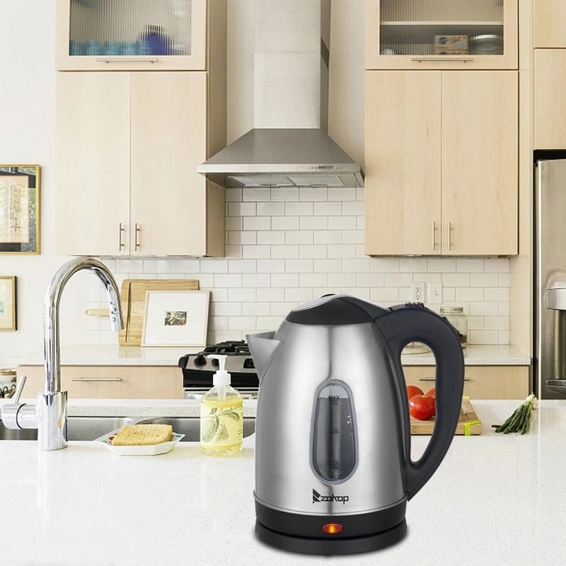 Electric Kettle With LED Indicator Ideal For Coffee Tea And Hot Water Boiling 1