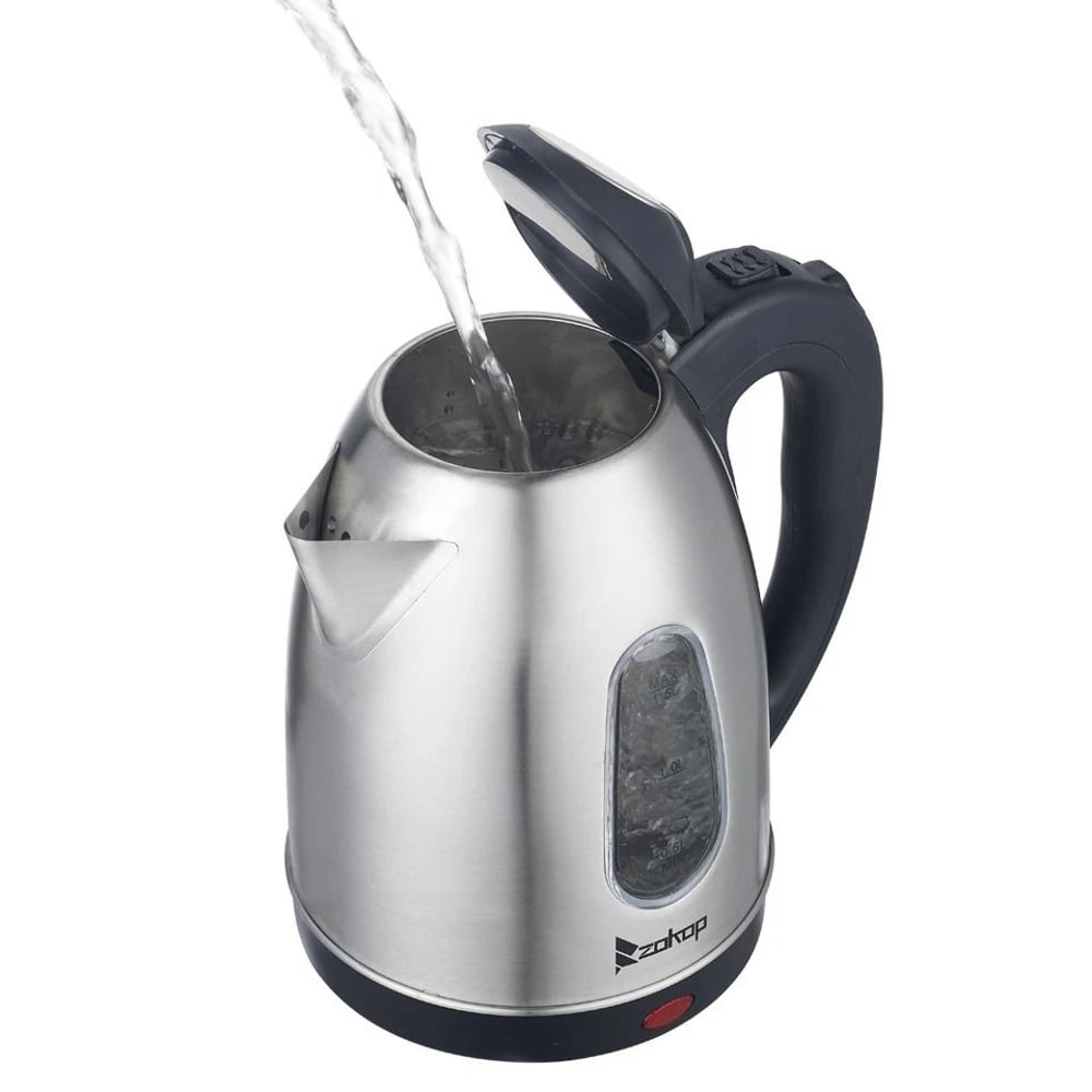 Electric Kettle With LED Indicator Ideal For Coffee Tea And Hot Water Boiling 6