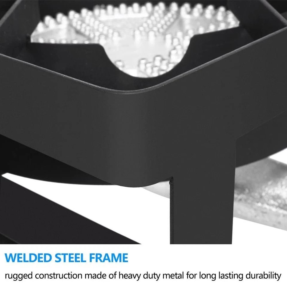 BTU Outdoor Camping Propane Burner Stove Gas Cooker Grill With Cast Iron Construction 2