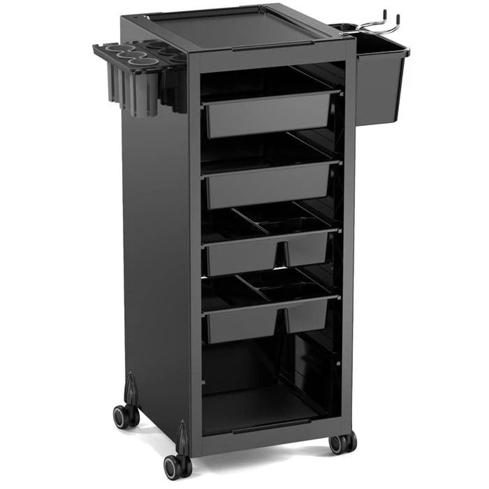 Rolling Salon Trolley Storage Cart With Drawers For Beauty Salon SPA Tattoo And Barber 1