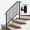 Iron Handrail For Durable Outdoor Stair Railing For Garden Safety 1