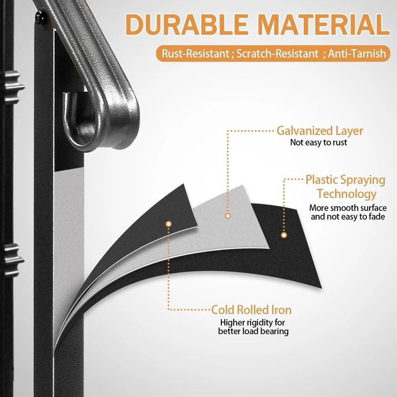 Iron Handrail For Durable Outdoor Stair Railing For Garden Safety 2